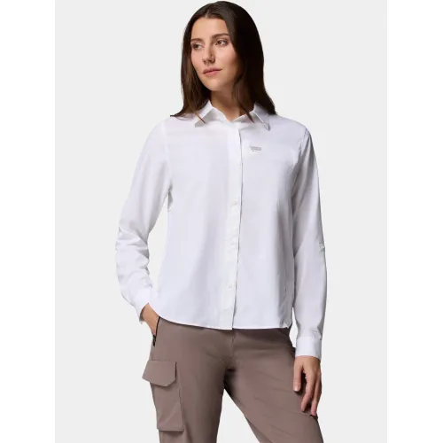 Columbia Silver Ridge Utility II Long Sleeve Shirt Női Ing, Blúz 100-White