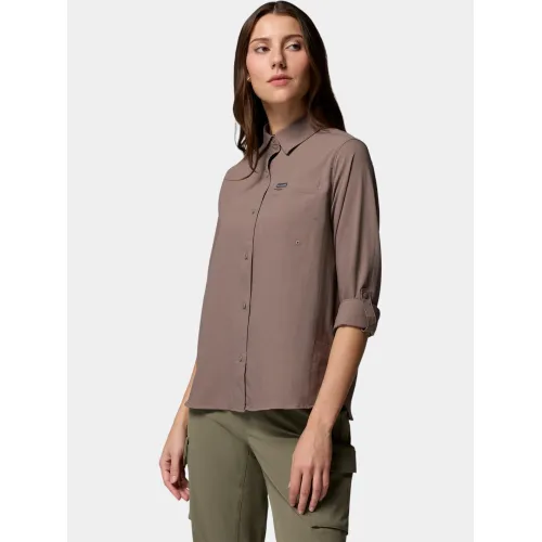 Columbia Silver Ridge Utility II Long Sleeve Shirt Női Ing, Blúz 254-Iron