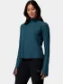 Columbia Stealth Spring Long Sleeve Half Zip Tee Női Hosszú ujjú póló 429-Everblue