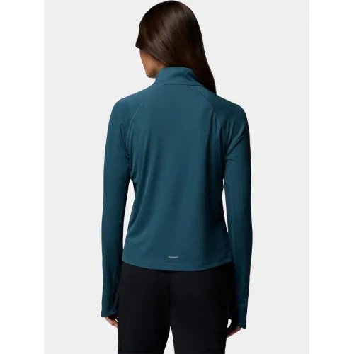 Columbia Stealth Spring Long Sleeve Half Zip Tee Női Hosszú ujjú póló 429-Everblue