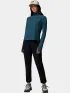Columbia Stealth Spring Long Sleeve Half Zip Tee Női Hosszú ujjú póló 429-Everblue