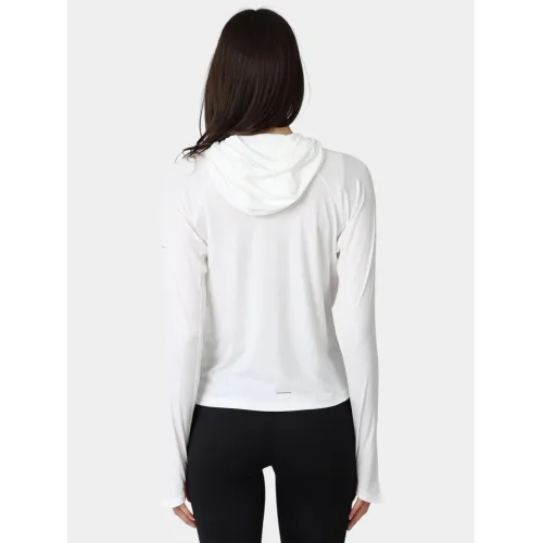 Columbia Stealth Spring Long Sleeve Hoodie Női Hosszú ujjú póló 100-White
