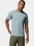Columbia Diamond Peak Pro Short Sleeve Férfi Póló 461-Crushed Blue