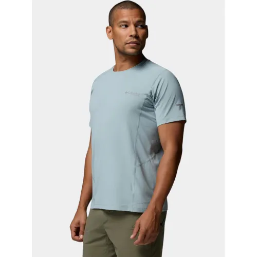 Columbia Diamond Peak Pro Short Sleeve Férfi Póló 461-Crushed Blue