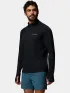 Columbia Stealth Spring Long Sleeve Half Zip Tee Férfi Hosszú ujjú póló 010-Black