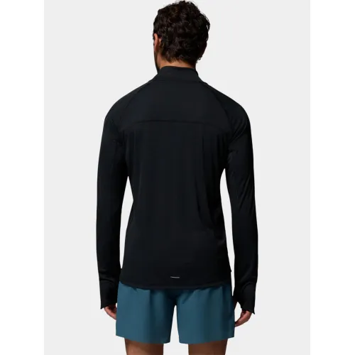Columbia Stealth Spring Long Sleeve Half Zip Tee Férfi Hosszú ujjú póló 010-Black