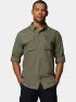 Columbia Silver Ridge Utility II Long Sleeve Shirt Férfi Ing 397-Stone Green