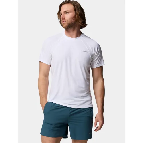Columbia Stealth Spring Short Sleeve Tee Férfi Póló 100-White