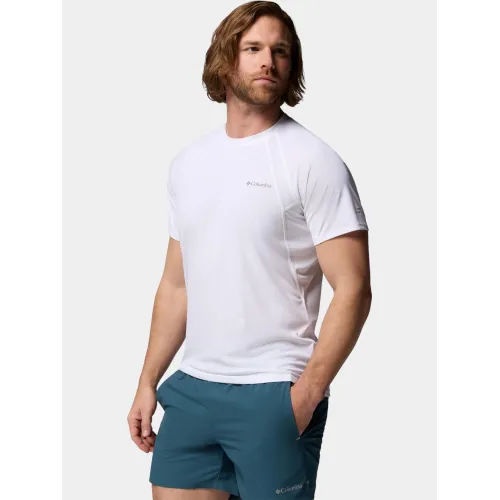 Columbia Stealth Spring Short Sleeve Tee Férfi Póló 100-White