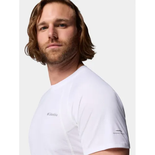 Columbia Stealth Spring Short Sleeve Tee Férfi Póló 100-White