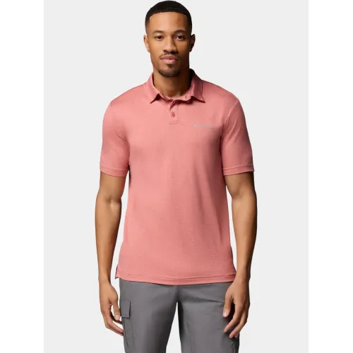 Columbia Parsons Point Polo Férfi Galléros póló 643-Washed Red