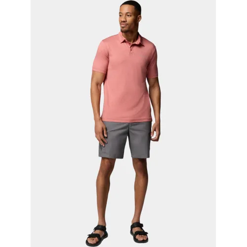 Columbia Parsons Point Polo Férfi Galléros póló 643-Washed Red