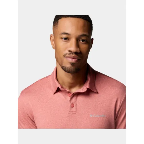 Columbia Parsons Point Polo Férfi Galléros póló 643-Washed Red