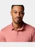 Columbia Parsons Point Polo Férfi Galléros póló 643-Washed Red