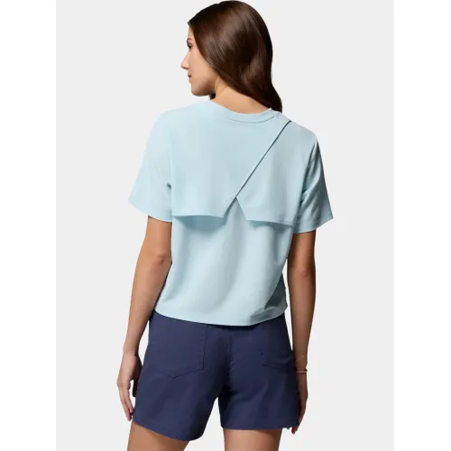 Columbia Chill Creek Pique Short Sleeve Tee Női Póló 482-Marine Light