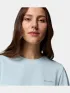 Columbia Chill Creek Pique Short Sleeve Tee Női Póló 482-Marine Light