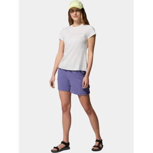 Columbia Bluebird Canyon II Short Sleeve Crew Női Póló 100-White