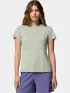 Columbia Bluebird Canyon II Short Sleeve Crew Női Fitness felső 348-Safari