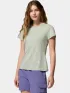 Columbia Bluebird Canyon II Short Sleeve Crew Női Fitness felső 348-Safari