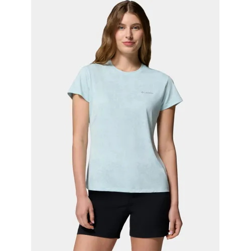 Columbia Bluebird Canyon II Short Sleeve Crew Női Fitness felső 482-Marine Light