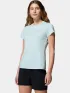 Columbia Bluebird Canyon II Short Sleeve Crew Női Fitness felső 482-Marine Light