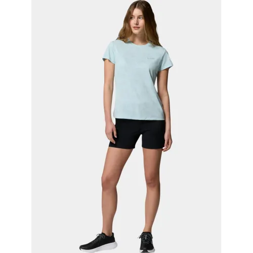 Columbia Bluebird Canyon II Short Sleeve Crew Női Fitness felső 482-Marine Light