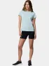 Columbia Bluebird Canyon II Short Sleeve Crew Női Fitness felső 482-Marine Light