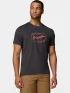 Columbia Parsons Point Short Sleeve Graphic Tee Férfi Póló 011-Black Heather/Badge Label