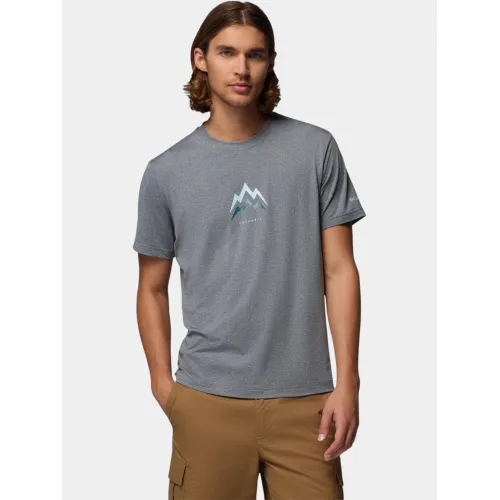 Columbia Parsons Point Short Sleeve Graphic Tee Férfi Póló 023-City Grey