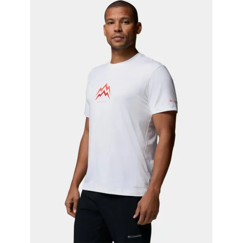 Columbia Parsons Point Short Sleeve Graphic Tee Férfi Póló 100-White