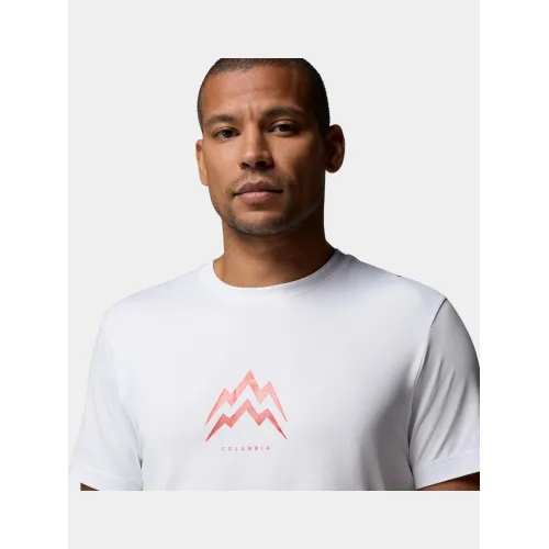 Columbia Parsons Point Short Sleeve Graphic Tee Férfi Póló 100-White