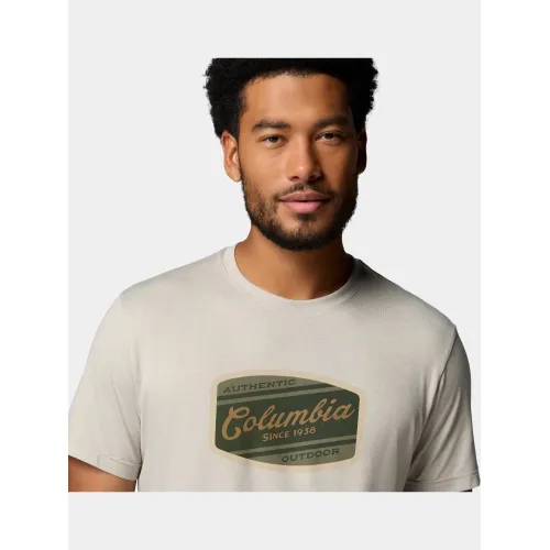 Columbia Parsons Point Short Sleeve Graphic Tee Férfi Póló 278-Dark Stone