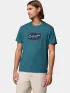 Columbia Parsons Point Short Sleeve Graphic Tee Férfi Póló 429-Everblue