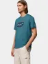 Columbia Parsons Point Short Sleeve Graphic Tee Férfi Póló 429-Everblue