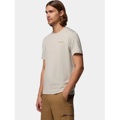 Columbia Parsons Point Short Sleeve Back Graphic Tee Férfi Póló 278-Dark Stone