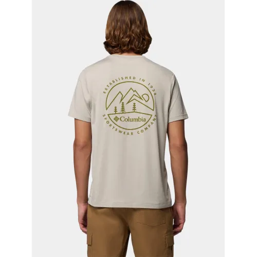 Columbia Parsons Point Short Sleeve Back Graphic Tee Férfi Póló 278-Dark Stone