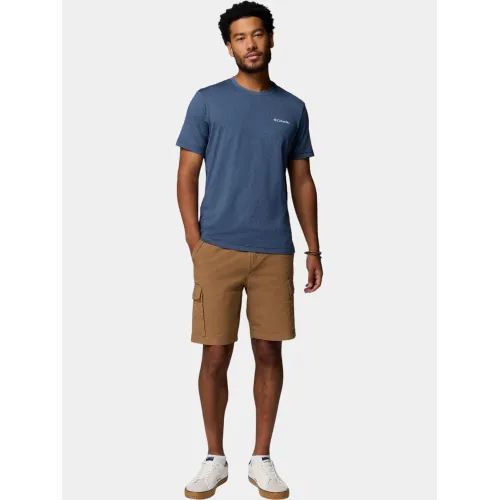 Columbia Parsons Point Short Sleeve Back Graphic Tee Férfi Póló 464-Collegiate Navy