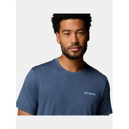 Columbia Parsons Point Short Sleeve Back Graphic Tee Férfi Póló 464-Collegiate Navy