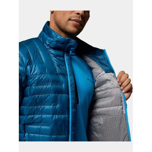 Columbia Endevour Mountain Down Jacket Férfi Pehelykabát, tollkabát 442-Phoenix Blue