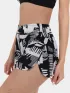 Fundango Elderberry Boardshorts Női Beachshort 899-black pattern