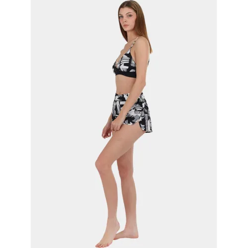 Fundango Elderberry Boardshorts Női Beachshort 899-black pattern