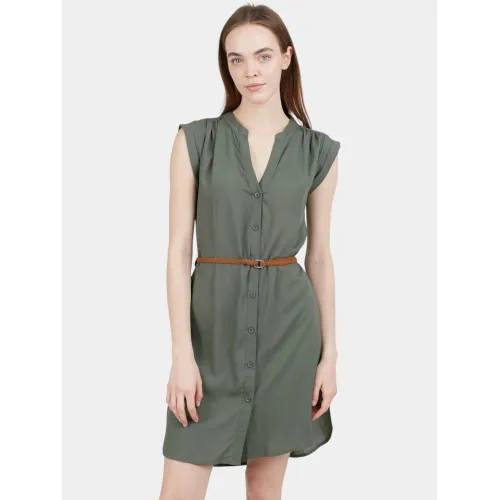 Fundango Mona Dress Női Ruha 537-khaki
