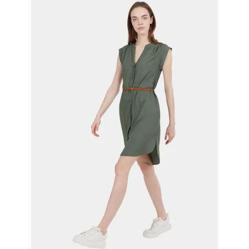 Fundango Mona Dress Női Ruha 537-khaki