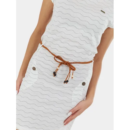 Fundango Sagitta Dress Női Ruha 140-white stripe