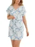 Fundango Palmetta Dress Női Ruha 458-blue aster