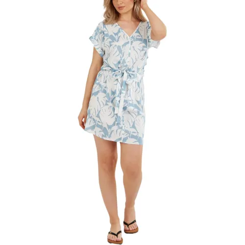 Fundango Palmetta Dress Női Ruha 458-blue aster