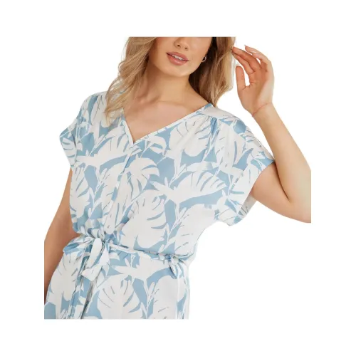 Fundango Palmetta Dress Női Ruha 458-blue aster