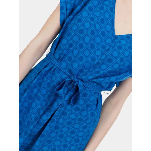 Fundango Palmetta Dress Női Ruha 445-cobalt