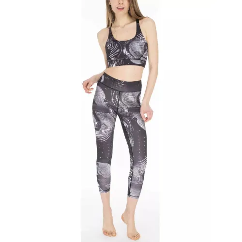 Fundango Nova Női Fitness felső 899-black pattern