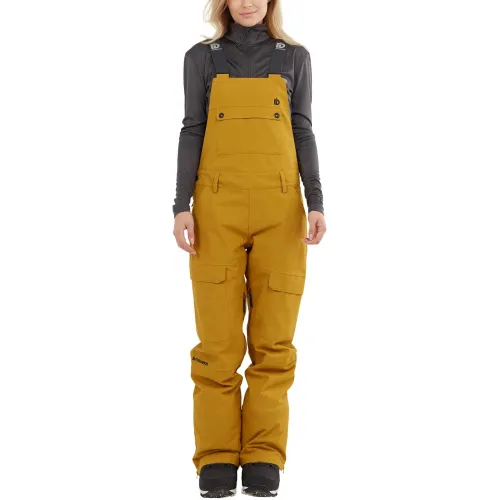 Fundango Sakura Bib Pants Fundango Sakura Bib Pants Női Sínadrág, Snowboard Nadrág 240-mustard
